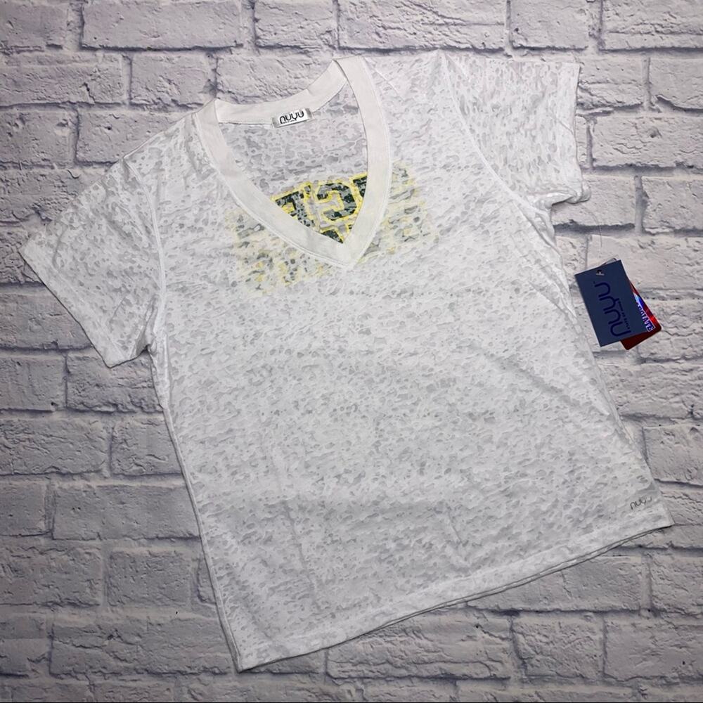 NEW NUYU Baylor Bears Deep V-Neck Burnout Tee - Picture 2 of 8